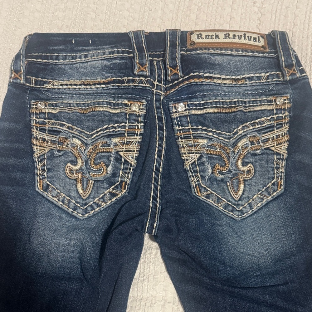 Rock Revival Women's “Boris” Distressed Skinny Jeans. 25. Like New!! - Picture 7 of 9